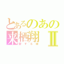 とあるのあの来栖翔Ⅱ（愛する嫁）