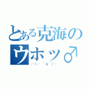 とある克海のウホッ♂（┌（┌　＾ｏ＾）┐）