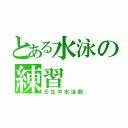 とある水泳の練習（壬生中水泳部）