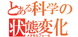 とある科学の状態変化（メタモルフォーゼ）