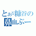 とある糠谷の鼻血ぶー（）