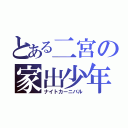 とある二宮の家出少年（ナイトカーニバル）