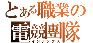 とある職業の電競團隊（インデックス）
