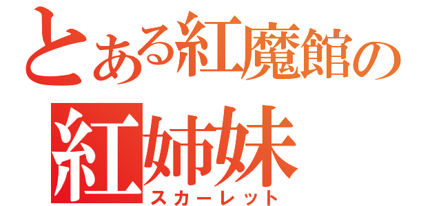 とある紅魔館の紅姉妹（スカーレット）