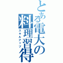 とある電大の料理習得（スキルアップ）