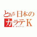 とある日本のカラテＫＩＤ（ザ・タイフーン）