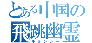 とある中国の飛跳幽霊（キョンシー）