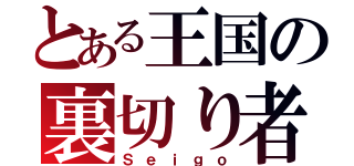 とある王国の裏切り者（Ｓｅｉｇｏ）