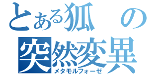 とある狐の突然変異（メタモルフォーゼ）