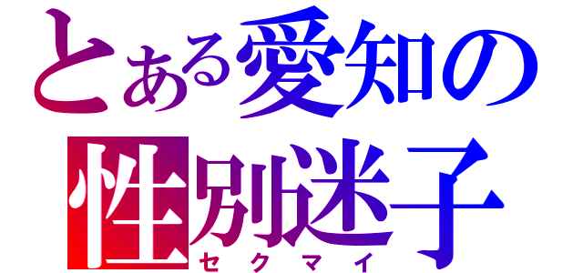 とある愛知の性別迷子（セクマイ）