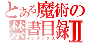 とある魔術の禁書目録Ⅱ（インデックス）