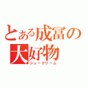 とある成冨の大好物（シュークリーム）