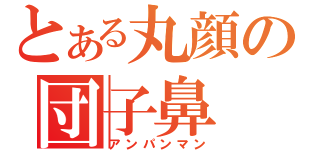 とある丸顔の団子鼻（アンパンマン）