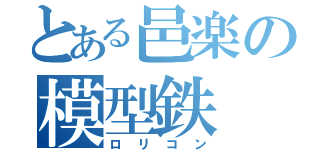 とある邑楽の模型鉄（ロリコン）