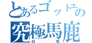 とあるゴットエデンの究極馬鹿（白竜）