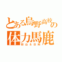 とある烏野高校の体力馬鹿（影山＆日向）