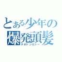 とある少年の爆発頭髪（テポドンだァー）