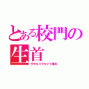 とある校門の生首（サカキバラセイト事件）