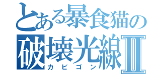 とある暴食猫の破壊光線Ⅱ（カビゴン）