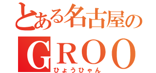 とある名古屋のＧＲＯＯＶＥＲ（ひょうひゃん）