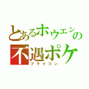 とあるホウエンの不遇ポケ（フライゴン）