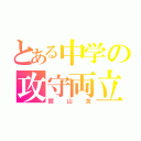 とある中学の攻守両立（館山友）