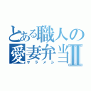 とある職人の愛妻弁当Ⅱ（サラメシ）