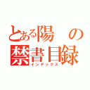 とある陽の禁書目録（インデックス）