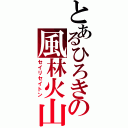 とあるひろきの風林火山（セイリセイトン）