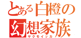 とある白橙の幻想家族（ヤクモイッカ）