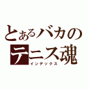 とあるバカのテニス魂（インデックス）