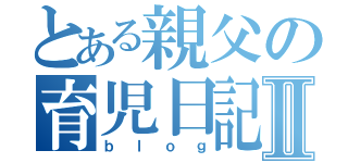 とある親父の育児日記Ⅱ（ｂｌｏｇ）