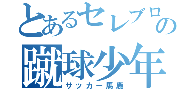 とあるセレブロの蹴球少年（サッカー馬鹿）