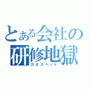 とある会社の研修地獄（カオスヘッド）