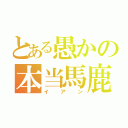 とある愚かの本当馬鹿（イアン）