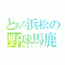 とある浜松の野球馬鹿（浜松シニア）