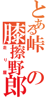 とある峠の膝擦野郎Ⅱ（走り屋）