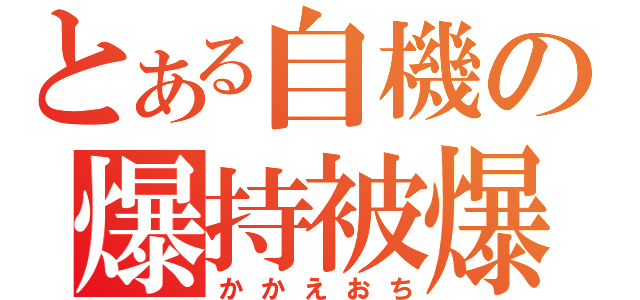 とある自機の爆持被爆（かかえおち）