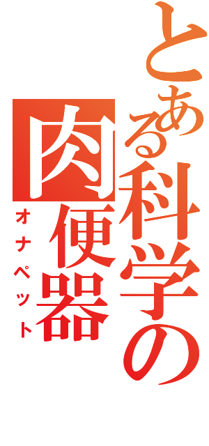 とある科学の肉便器（オナペット）