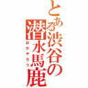 とある渋谷の潜水馬鹿（ばかやろう）