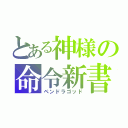 とある神様の命令新書（ペンドラゴッド）