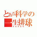 とある科学の一生排球（マルタモモ）