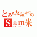 とある友誼永在のＳａｍ米（❤❤韘兒❤ Ｓａｍｍｉ❤❤）