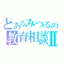 とあるみつるの教育相談Ⅱ（）