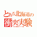 とある北海道の衝突実験（１０３系＆７１１系）