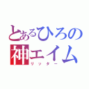 とあるひろの神エイム（リッター）