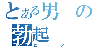 とある男の勃起（ビーン）