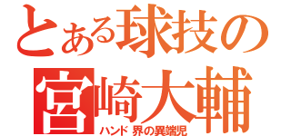 とある球技の宮崎大輔（ハンド界の異端児）