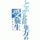 とある北陸地方の受験生（マルゴット）