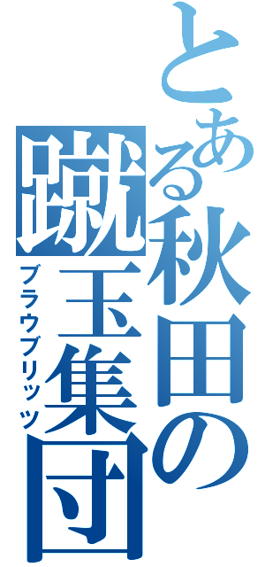 とある秋田の蹴玉集団（ブラウブリッツ）